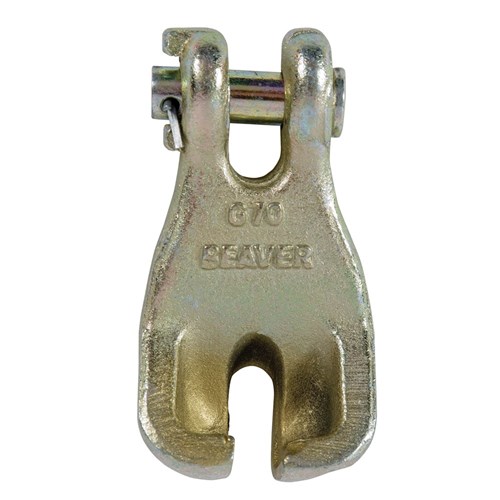BEAVER CLEVIS CLAW HOOK G-70 GOLD 7-8MM CHAIN ( LC 3800 KG)